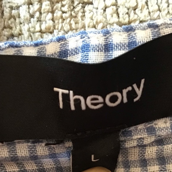 Theory Button Up Blouse - Picture 3 of 6